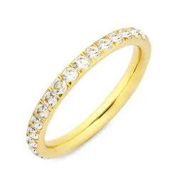 Wasserfest Ring aus vergoldetem Edelstahl - OCEANA