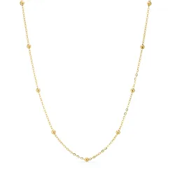 Wasserfest Halskette aus vergoldetem Stahl - OCEANA