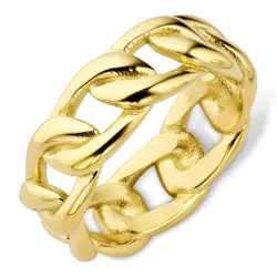 Wasserfest Ring aus vergoldetem Edelstahl - OCEANA