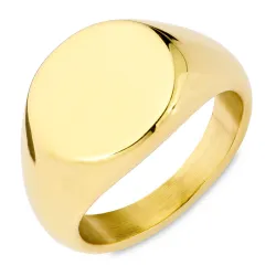Wasserfest Ring aus vergoldetem Edelstahl - OCEANA