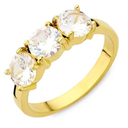 Wasserfest Ring aus vergoldetem Edelstahl - OCEANA