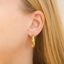 Wasserfester Kreole in vergoldetem Edelstahl - OCEANA