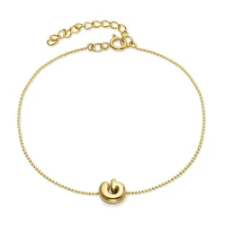 Wasserfest buchstab g Armband aus vergoldetem Stahl - OCEANA