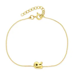 Wasserfest buchstab r Armband aus vergoldetem Stahl - OCEANA