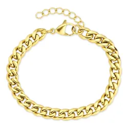 Wasserfest Armband aus vergoldetem Stahl - OCEANA