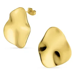 Wasserfester Ohrringe in vergoldetem Edelstahl - OCEANA