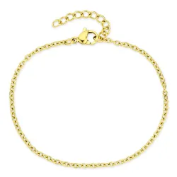 Wasserfest Armband aus vergoldetem Stahl - OCEANA