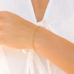 Wasserfest Armband aus vergoldetem Stahl - OCEANA