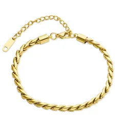 Wasserfest Armband aus vergoldetem Stahl - OCEANA