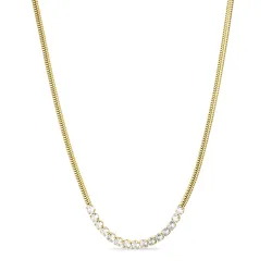 Wasserfest Halskette aus vergoldetem Stahl - OCEANA