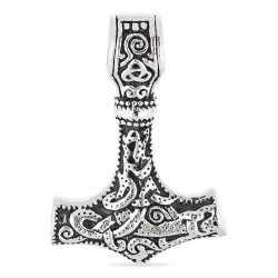 Wasserfest Thors Hammer Anhänger aus Stahl - OCEANA