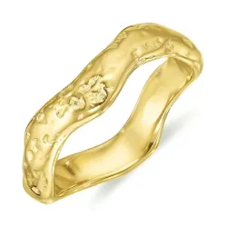 Wasserfest Ring aus vergoldetem Stahl - OCEANA