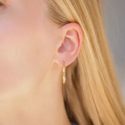 26 mm Kreole in vergoldetem Edelstahl - OCEANA