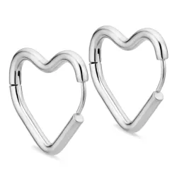 Wasserfester Herz Kreole in Stahl - OCEANA