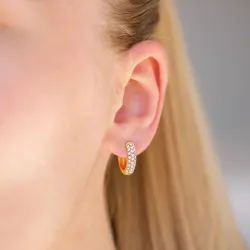 Wasserfester 15 mm Kreole in vergoldetem Stahl - OCEANA