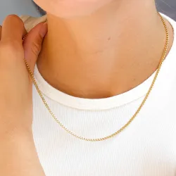 Wasserfest Halskette aus vergoldetem Stahl - OCEANA