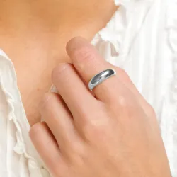 Wasserfest Ring aus Stahl - OCEANA