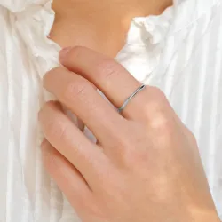 Wasserfest Ring aus Stahl - OCEANA