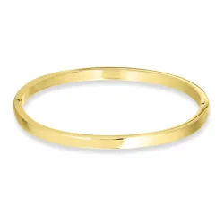 Wasserfest 4 mm Armreif aus vergoldetem Stahl - OCEANA