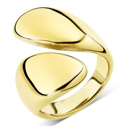 Wasserfest Ring aus vergoldetem Edelstahl - OCEANA