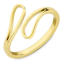 Wasserfest Ring aus vergoldetem Edelstahl - OCEANA