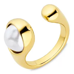 Wasserfest Ring aus vergoldetem Edelstahl - OCEANA