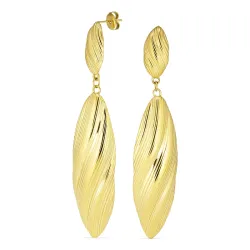 Wasserfester Ohrringe in vergoldetem Edelstahl - OCEANA