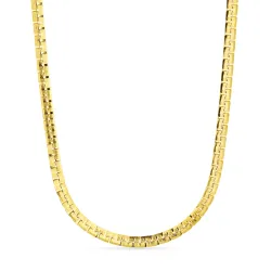 Wasserfest Halskette aus vergoldetem Stahl - OCEANA