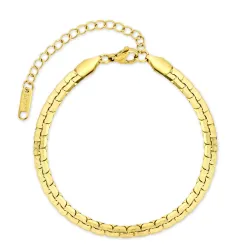 Wasserfest Armband aus vergoldetem Stahl - OCEANA