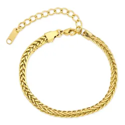 Wasserfest Armband aus vergoldetem Stahl - OCEANA