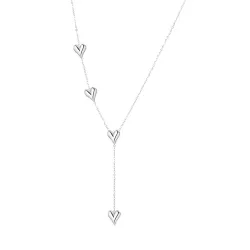 Wasserfest Herz Halskette aus Stahl - OCEANA