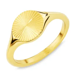 Wasserfest Ring aus vergoldetem Edelstahl - OCEANA