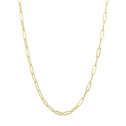 Wasserfest Halskette aus vergoldetem Edelstahl 60 cm x 3,5 mm  - OCEANA