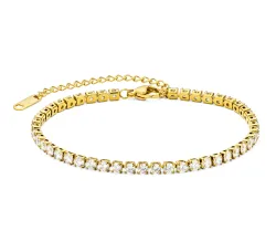 Wasserfest Armband aus vergoldetem Stahl - OCEANA