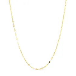 Wasserfest Halskette aus vergoldetem Edelstahl 40+5 cm x 2 mm  - OCEANA