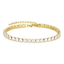 Wasserfest Zirkon Armband aus vergoldetem Stahl - OCEANA