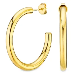 Wasserfester Halbkreolen in vergoldetem Stahl - OCEANA