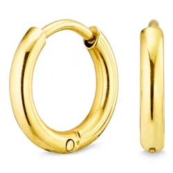 12 mm Wasserfester Kreole in vergoldetem Stahl - OCEANA