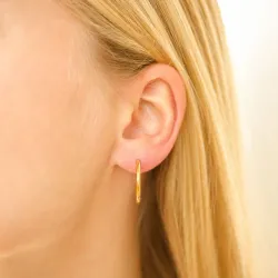 20 mm Wasserfester Kreole in vergoldetem Stahl - OCEANA