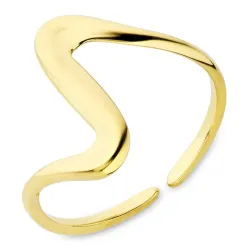 Wasserfest justierbar Ring aus vergoldetem Edelstahl - OCEANA