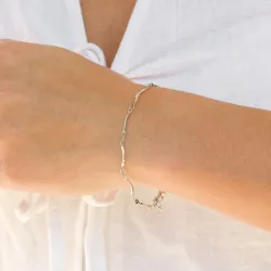 Wasserfest Armband aus Stahl  x 1,0 mm  - OCEANA