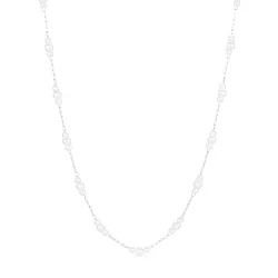 Wasserfest Perle Halskette aus Stahl - OCEANA