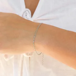 Wasserfest Armband aus Stahl  x 1,8 mm  - OCEANA