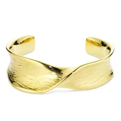 Wasserfest Armreif aus vergoldetem Edelstahl  x 23 mm  - OCEANA