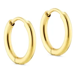 8 mm Wasserfester Kreole in vergoldetem Stahl - OCEANA