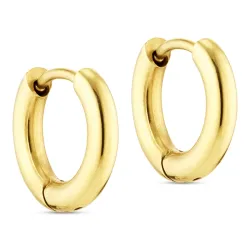 8 mm Wasserfester Kreole in vergoldetem Stahl - OCEANA