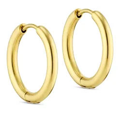 14 mm Wasserfester Kreole in vergoldetem Stahl - OCEANA