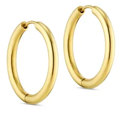 20 mm Wasserfester Kreole in vergoldetem Stahl - OCEANA