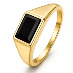 Wasserfest Ring aus vergoldetem Edelstahl
