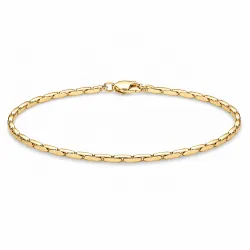 Wasserfest Armband aus vergoldetem Edelstahl  x 1,5 mm 